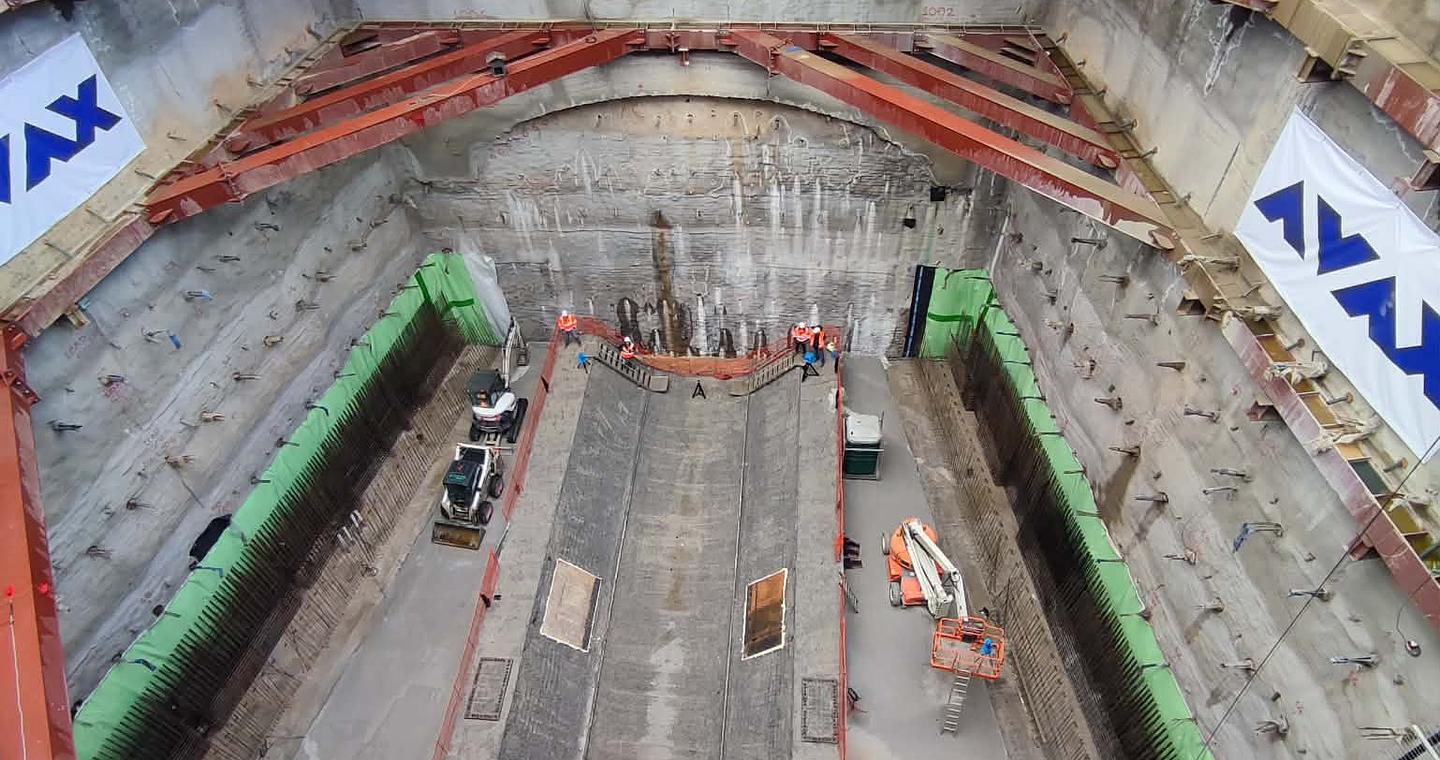 Ο μετροπόντικας έφτασε στον Ευαγγελισμό – H «Κ» στο εργοτάξιο της γραμμής 4