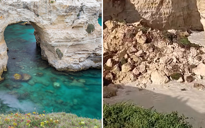 Τέλος εποχής για την «Αψίδα των Εραστών»: Κατέρρευσε το εμβληματικό αξιοθέατο