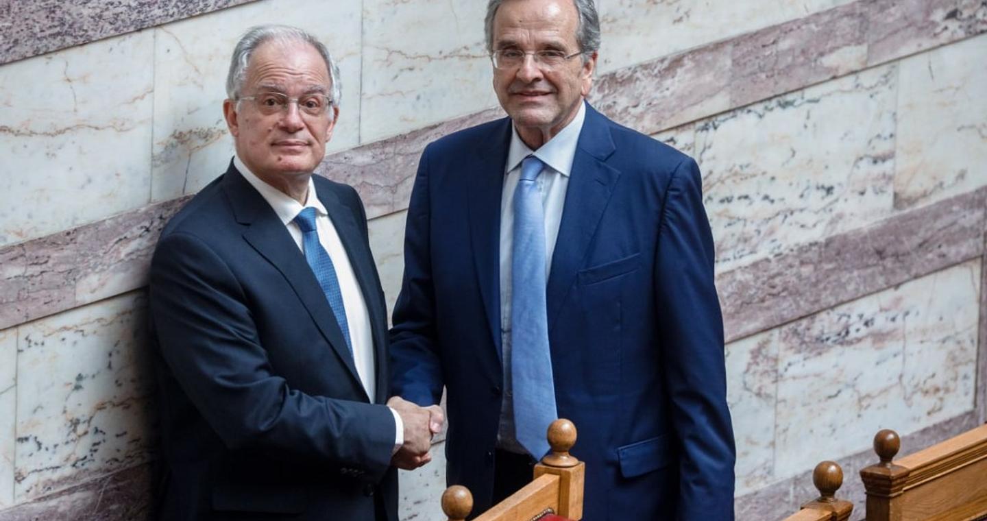 Σαμαράς σε Τασούλα: Ο Μητσοτάκης στην Άγκυρα «επέτεινε την αίσθηση του κινδύνου της παγιοποίησης τετελεσμένων σε βάρος της Ελλάδας»