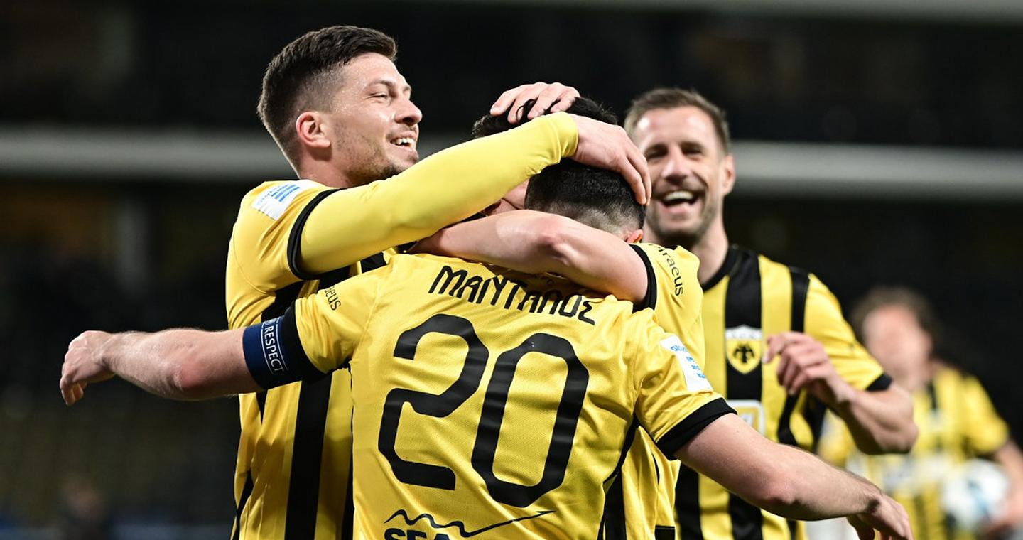 ΑΕΚ – Λεβαδειακός 4-0: Σταθερά στην κορυφή με «ντόρτια»