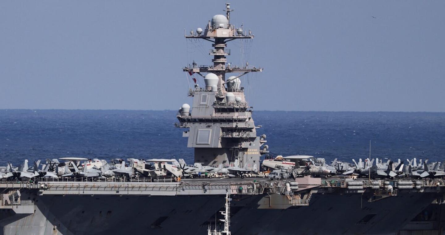 Στη Σούδα το αεροπλανοφόρο USS Gerald R. Ford - Το Ιράν απορρίπτει τα «περιορισμένα πλήγματα» του Τραμπ