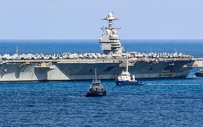 Δέος στη Σούδα: Το πανίσχυρο USS Gerald R. Ford «κλειδώνει» την Ανατολική Μεσόγειο