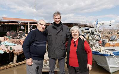 Μητσοτάκης στον Έβρο: Η συγκινητική συνάντηση με την «Κυρά του Δέλτα»