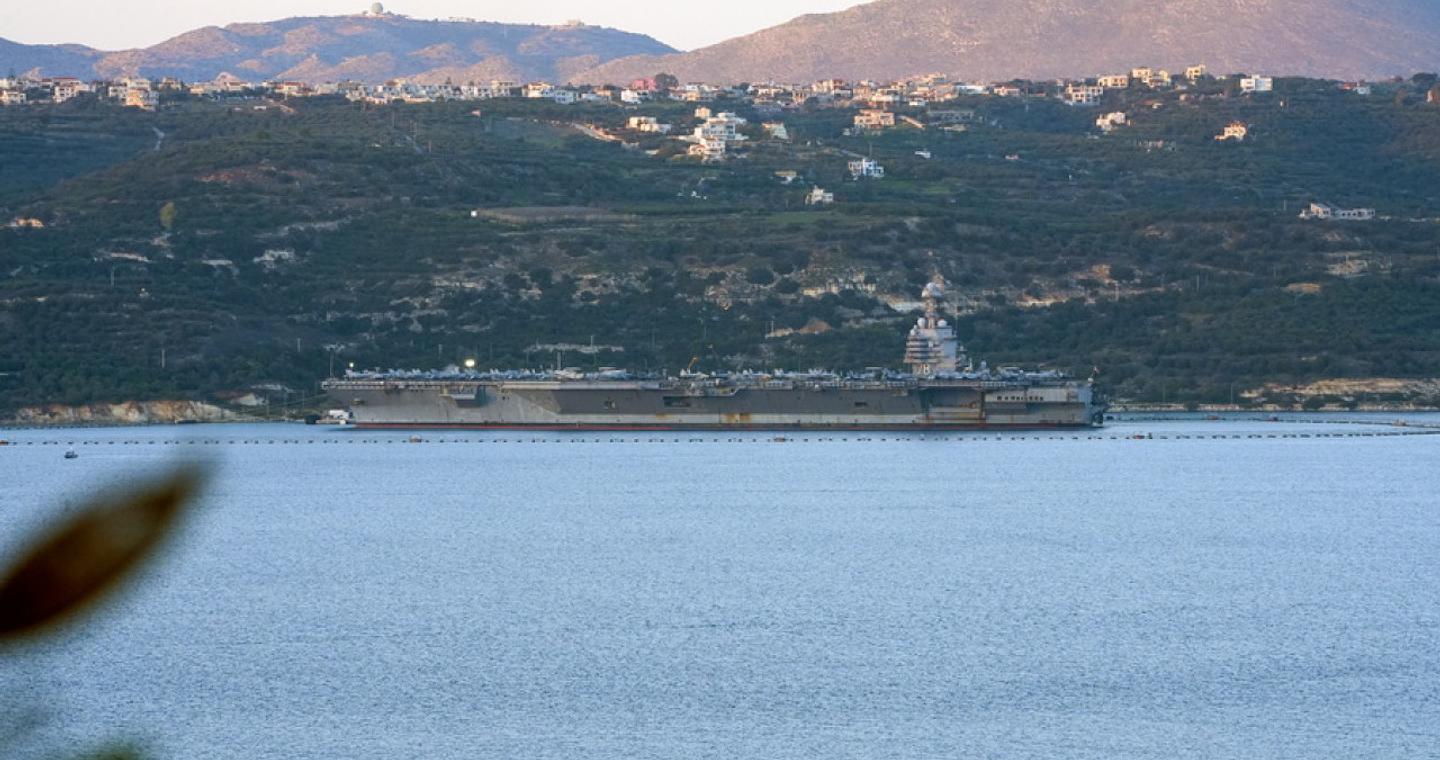 Στη Σούδα το αεροπλανοφόρο «Gerald R. Ford» - Δείτε βίντεο και φωτογραφίες