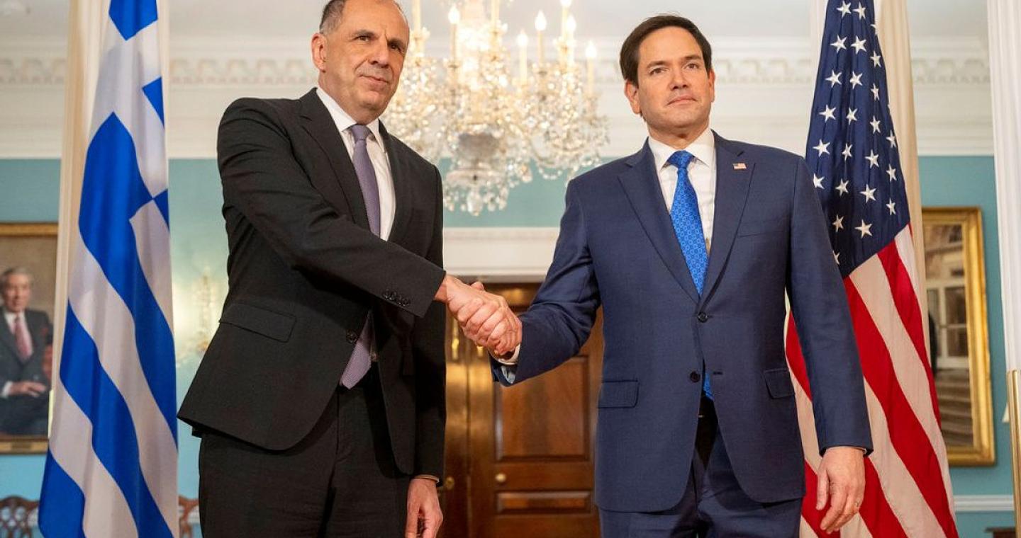 Απόψε το τετ α τετ Γεραπετρίτη-Ρούμπιο: Στο τραπέζι Μέση Ανατολή, στρατηγικός διάλογος και επίσκεψη Τραμπ