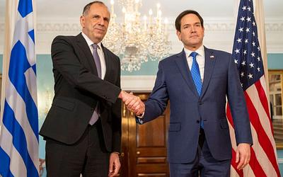 Στρατηγικό τετ-α-τετ Γεραπετρίτη-Ρούμπιο: Η Ελλάδα στο επίκεντρο των αμερικανικών επιχειρήσεων
