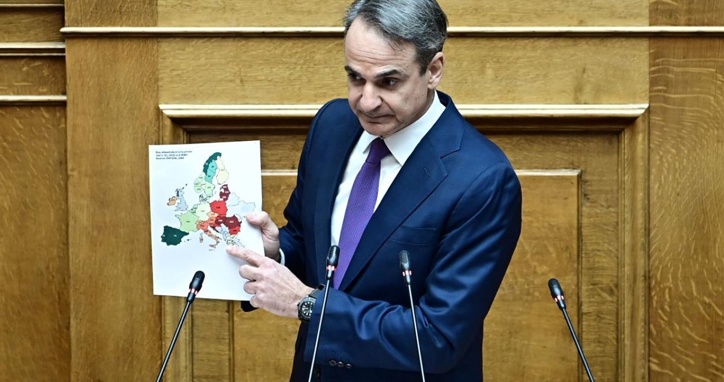 Μητσοτάκης από Βουλή: «Ψέμα ότι η Ελλάδα έχει το πιο ακριβό ρεύμα, είμαστε φθηνότερα από τον ευρωπαϊκό μέσο όρο»