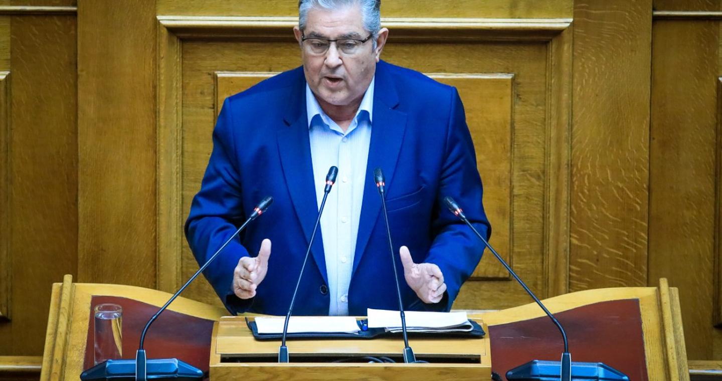 Κουτσούμπας: Απαιτούμε από την κυβέρνηση να καταγγείλει τη συμφωνία με τις ΗΠΑ για τις βάσεις