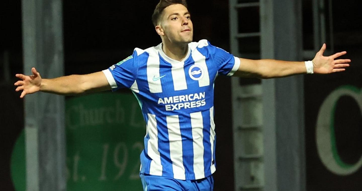 Carabao Cup: Ντεμπούτο με 2 γκολ ο Τζίμας στην 6άρα της Μπράιτον