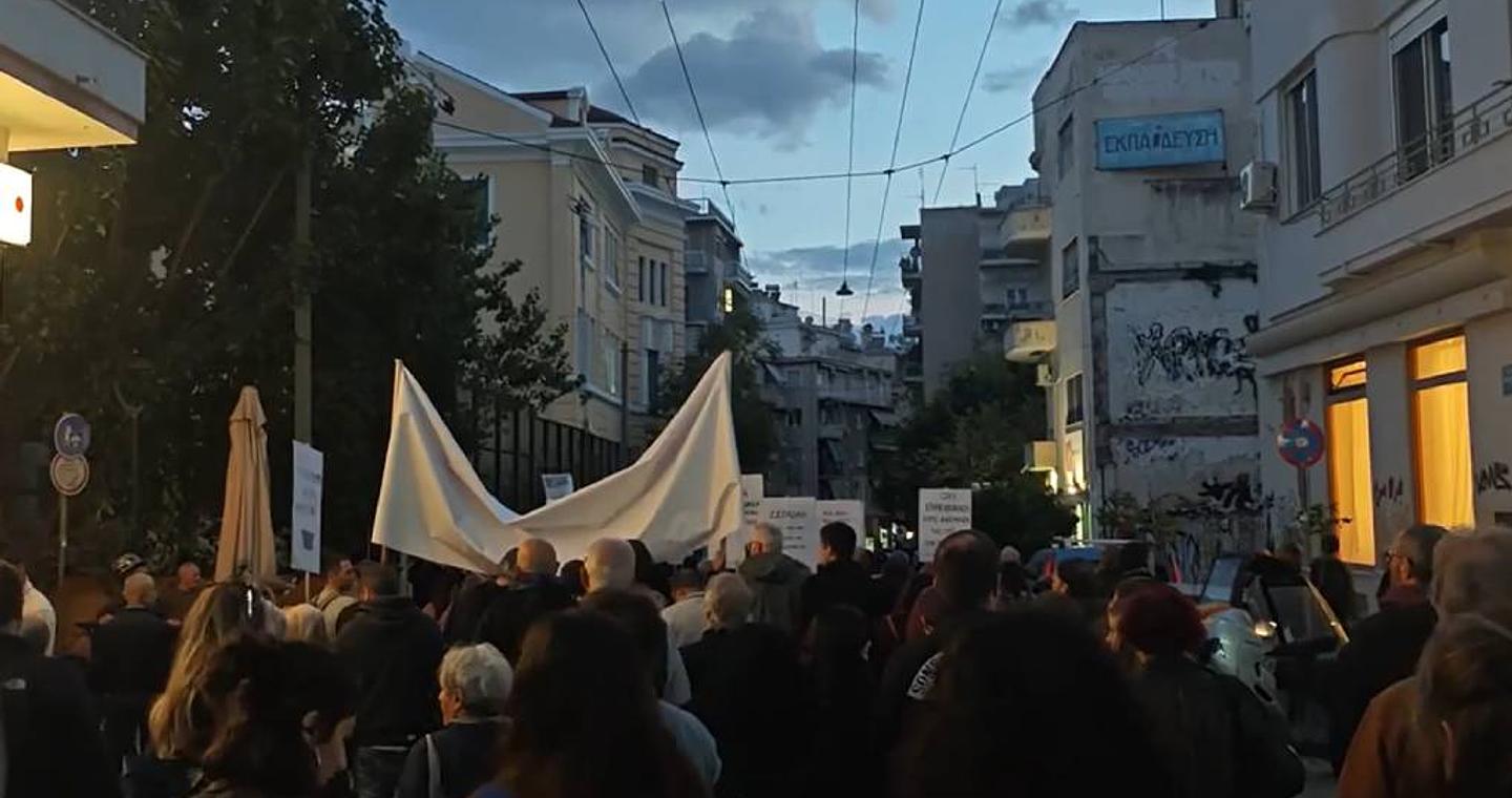Κυψέλη: Μεγάλη πορεία για τα έργα του Μετρό – «Όχι στον τρομοπόντικα, πλήρης αποκατάσταση» [βίντεο]