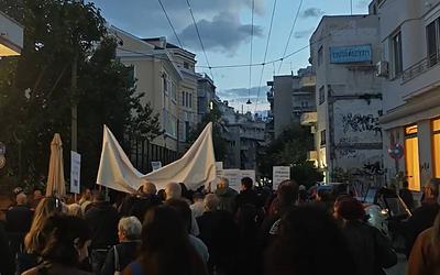 Κυψέλη: Διαμαρτυρία μετά τις καταγγελίες για Ζημιές από το μετροπόντικα