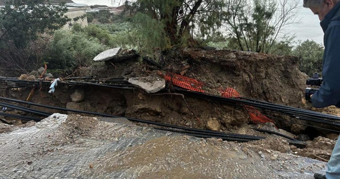 Μεγάλα ύψη βροχής στην Κρήτη – Στα 318 χιλιοστά το ύψος βροχής στο Ξυλόσκαλο Χανίων