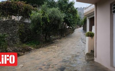 Κρήτη σε Red Code: Περίπου 20 επεμβάσεις, πλημμύρες και κλειστές διαδρομές