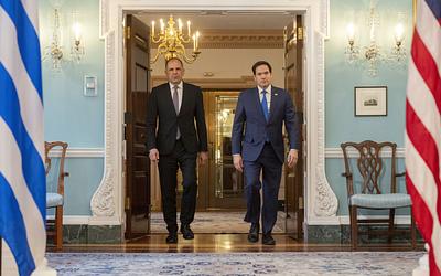 Ρούμπιο στην Αθήνα: Διάλογος, Μητσοτάκης και καλώδιο