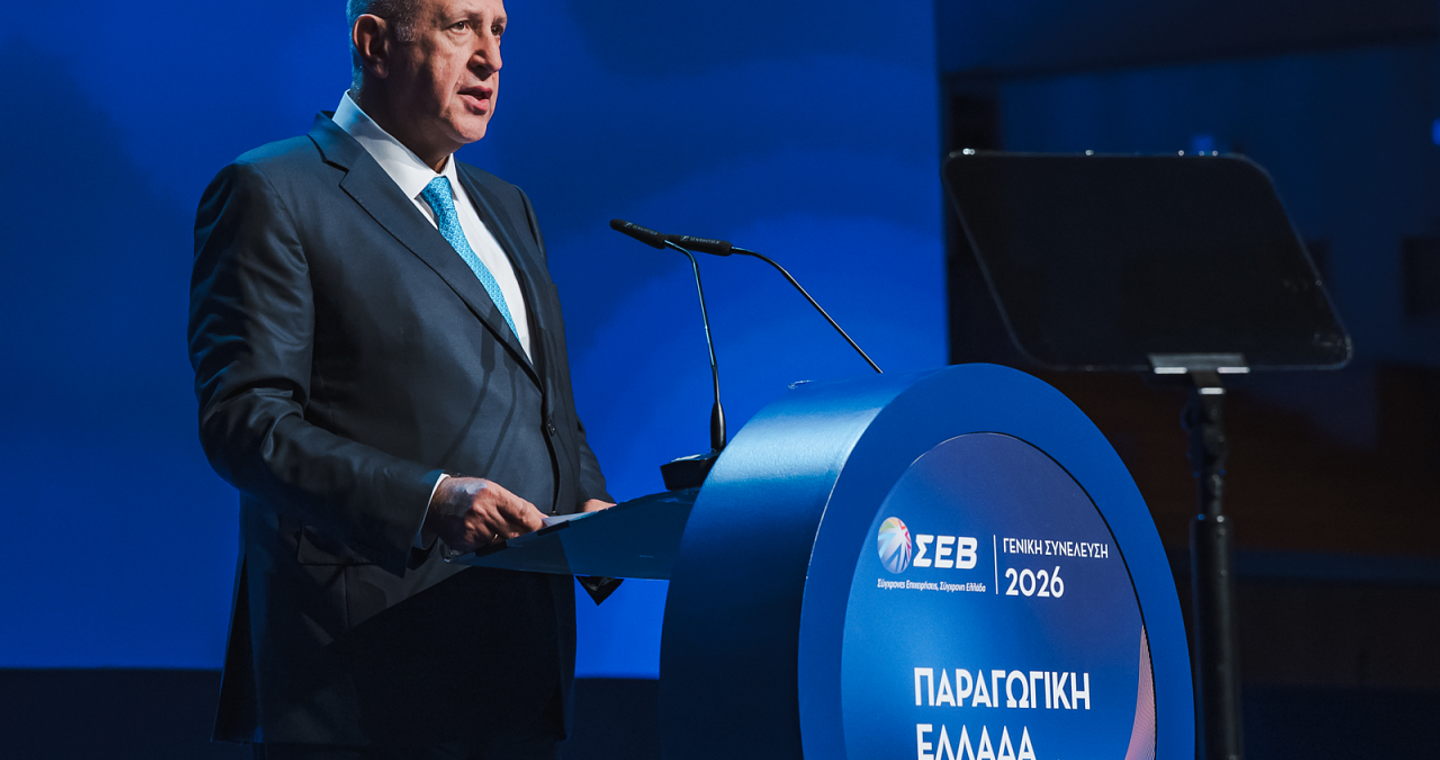 Θεοδωρόπουλος στον ΣΕΒ: Επιτακτική ανάγκη να αυξηθεί ο ρυθμός των επενδύσεων παρά το τέλος του Ταμείου Ανάκαμψης