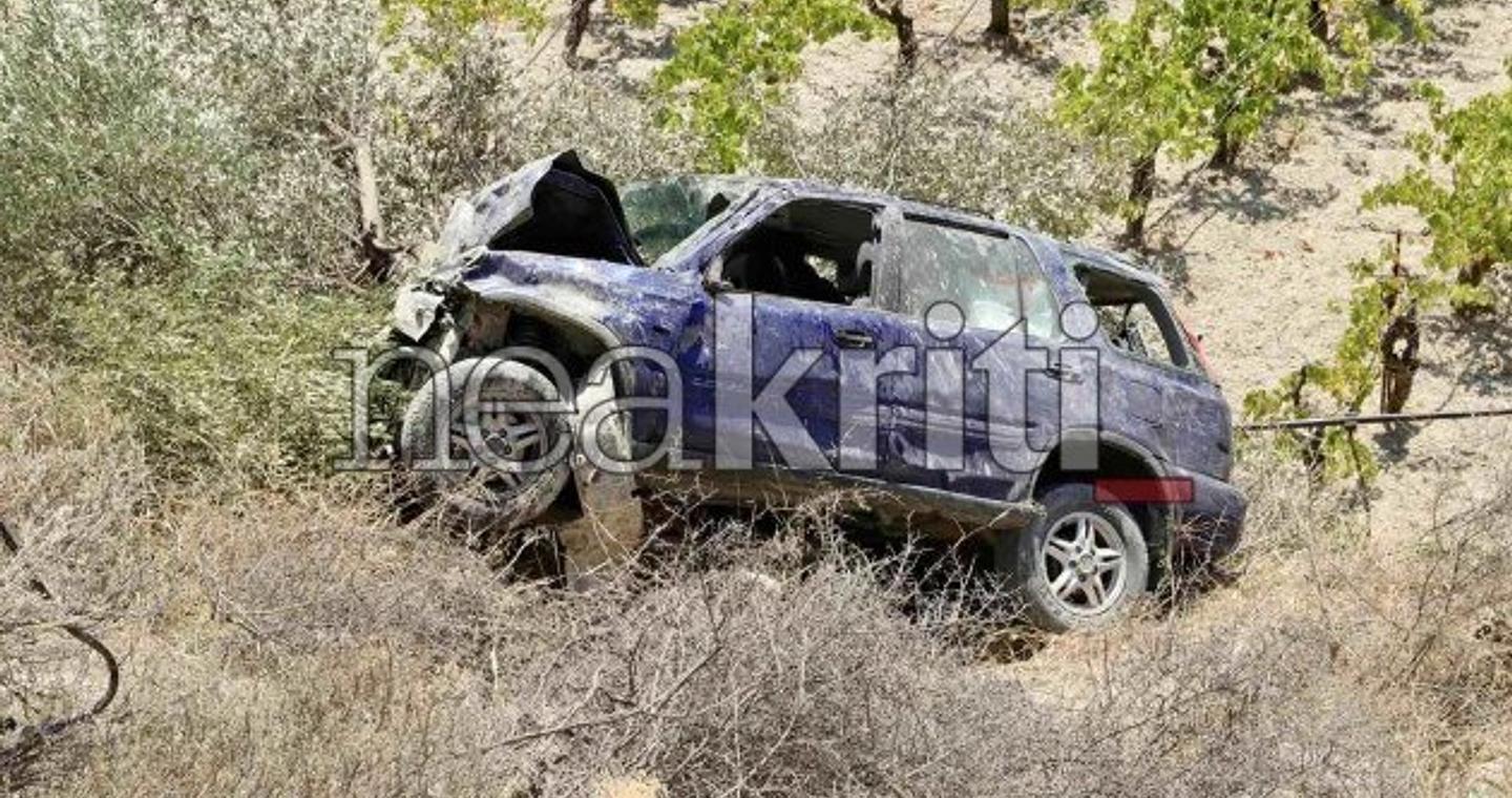 Τραγωδία στην Κρήτη: Τροχαίο με νεκρό 87χρονο που έπεσε σε γκρεμό με το αυτοκίνητό του
