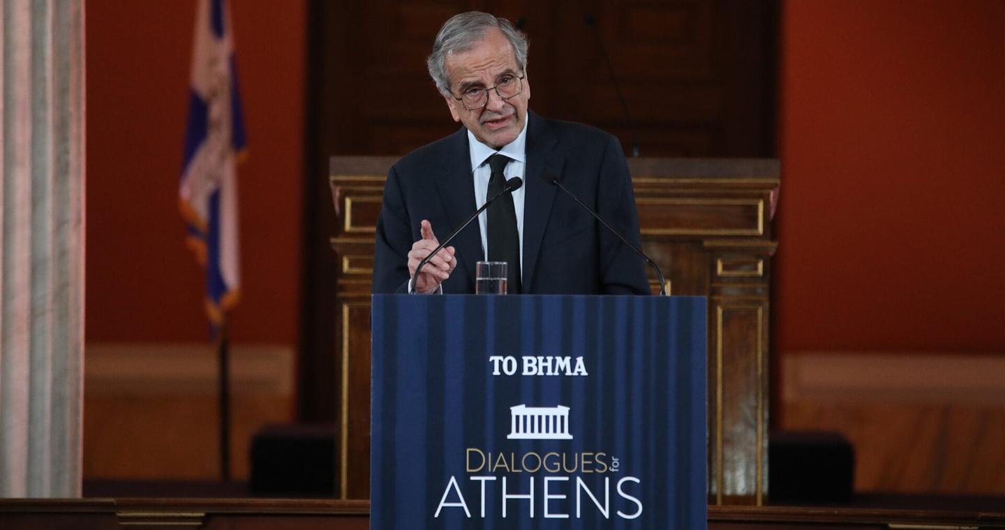 Νέες αιχμές Σαμαρά: «Πρέπει να τελειώνουμε με την ισοπεδωτική νεοφιλελεύθερη διαχείριση» [βίντεο]