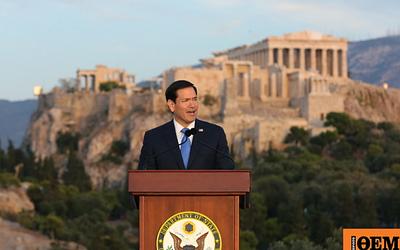 Μάρκο Ρούμπιο στην Ακρόπολη: Η Δύση καλείται να ξυπνήσει από τον λήθαργο