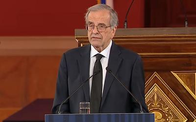 Σαμαράς: Το νέο κόμμα πηγαίνει μπροστά — ο χρόνος της ανακοίνωσης το μοναδικό άγνωστο