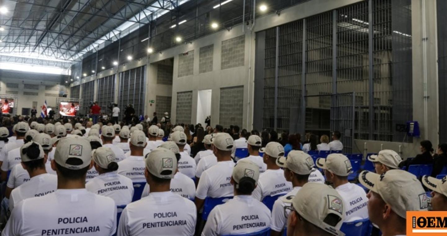 Εγκαινιάστηκε φυλακή στην Κόστα Ρίκα για 5.100 κρατουμένους στα πρότυπα του Ελ Σαλβαδόρ, δείτε βίντεο