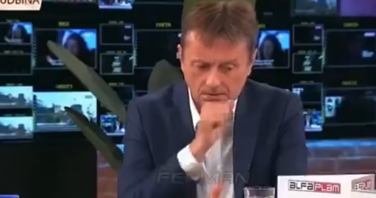 Σερβία: Υπουργός έπαθε εγκεφαλικό την ώρα συνέντευξης - Δείτε βίντεο