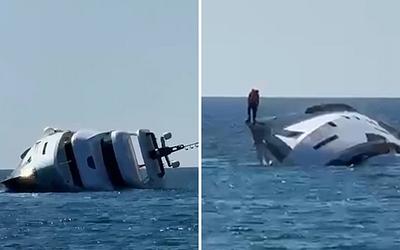 Τουρκία: Θαλαμηγός βυθίστηκε 15 λεπτά μετά την καθέλκυση – Ο ιδιοκτήτης κολύμπησε